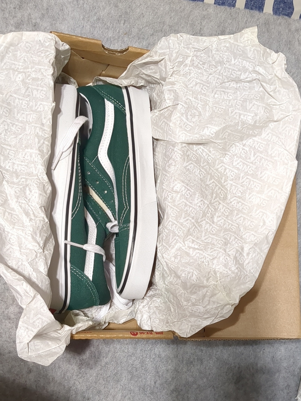 VANS OLD SKOOL SCARAB Theory Emerald GREEN Women’s Sz 7 NIB - Picture 8 of 9